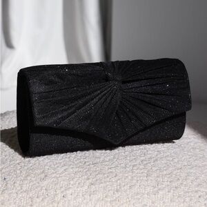 NWT Elegant Black Evening Clutch
